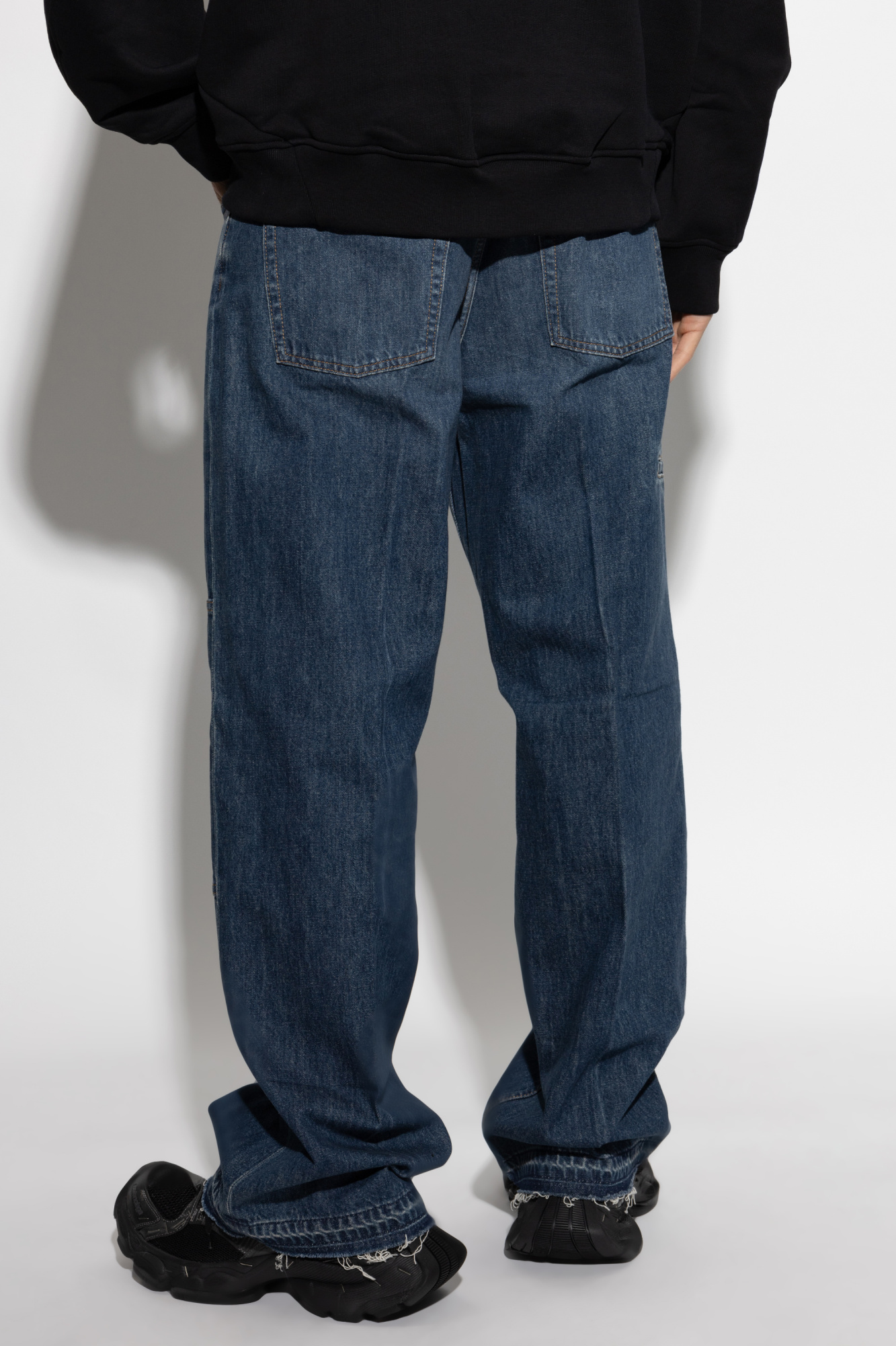 Navy blue Jeans with vintage effect Helmut Lang - Vitkac AS